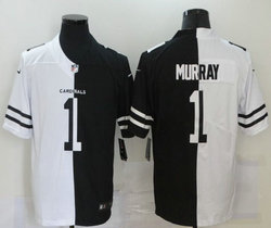 Nike Arizona Cardinals #1 Kyler Murray White and Black Authentic Stitched NFL Jersey