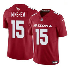 Nike Arizona Cardinals #15 Gardner Minshew Red Stitched Football Jersey