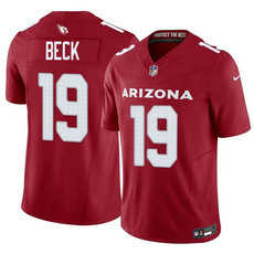 Nike Arizona Cardinals #19 Carson Beck Red Stitched Football Jersey