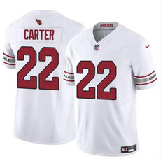 Nike Arizona Cardinals #22 Michael Carter White 2023 F.U.S.E. Stitched Football Jersey