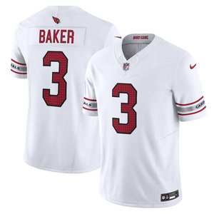 Nike Arizona Cardinals #3 Budda Baker White 2023 New Vapor Untouchable Authentic Stitched NFL Jersey
