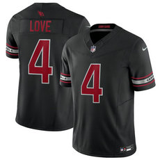 Nike Arizona Cardinals #4 Jeremiyah Love Black 2026 Draft Stitched Football Jersey