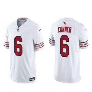 Nike Arizona Cardinals #6 James Conner White 2023 F.U.S.E. Authentic Stitched NFL Jersey