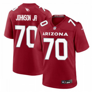 Nike Arizona Cardinals #70 Paris Johnson Jr Red 2023 New Vapor Untouchable Authentic Stitched NFL Jersey