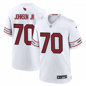 Nike Arizona Cardinals #70 Paris Johnson Jr White 2023 New Vapor Untouchable Authentic Stitched NFL Jersey