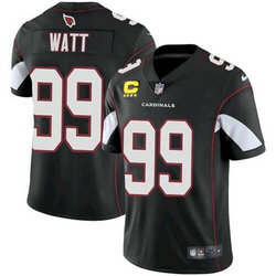 Nike Arizona Cardinals #99 J.J. Watt Black With 4-star C Patch Vapor Untouchable Authentic Stitched NFL Jersey
