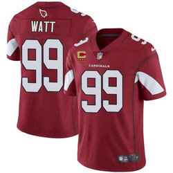 Nike Arizona Cardinals #99 J.J. Watt Red With 4-star C Patch Vapor Untouchable Authentic Stitched NFL Jersey