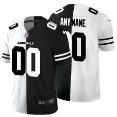 Nike Arizona Cardinals Customized White and Black Authentic Stitched NFL Jerseys