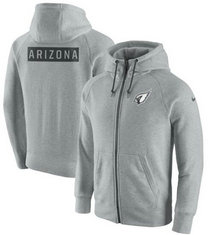 Nike Arizona Cardinals Nike Gridiron Gray 2.0 Full-Zip Hoodie - Ash