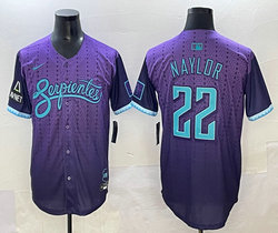 Nike Arizona Diamondbacks #22 Josh Naylor Purple 2025 Joint MLB Jersey