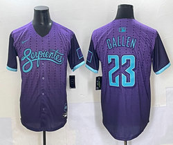 Nike Arizona Diamondbacks #23 Zac Gallen Purple 2025 City MLB Jersey