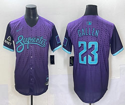 Nike Arizona Diamondbacks #23 Zac Gallen Purple 2025 Joint MLB Jersey
