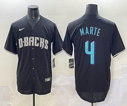 Nike Arizona Diamondbacks #4 Ketel Marte Purple 2025 Joint MLB Jersey