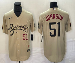 Nike Arizona Diamondbacks #51 Randy Johnson 2021 City Game Authentic Stitched MLB Jersey