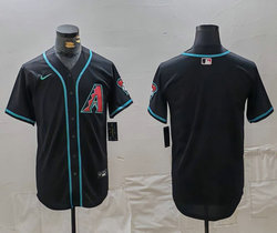 Nike Arizona Diamondbacks Blank Black Game Authentic Stitched Baseball jersey