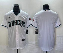Nike Arizona Diamondbacks Blank White Game Authentic Stitched Baseball jersey