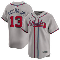 Nike Atlanta Braves #31 Greg Maddux Gray 2024 Authentic Stitched MLB Jersey