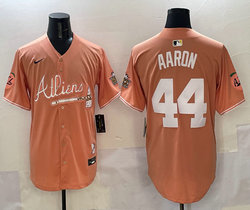 Nike Atlanta Braves #44 Hank Aaron 5(V) Joint MLB Jersey