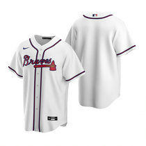 Nike Atlanta Braves #Blank White Game Authentic Stitched MLB Jersey