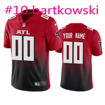 Nike Atlanta Falcons #10 steve bartkowski Red 2020 Vapor Untouchable Authentic Stitched NFL Jerseys