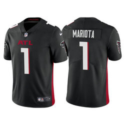 Nike Atlanta Falcons #1 Marcus Mariota Black Vapor Untouchable Authentic Stitched NFL Jersey