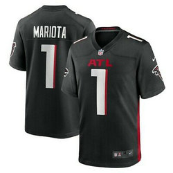 Nike Atlanta Falcons #1 Marcus Mariota Black Vapor Untouchable Authentic stitched NFL jersey