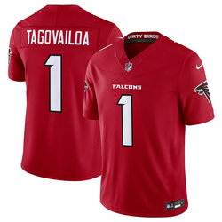 Nike Atlanta Falcons #1 Tua Tagovailoa Red 2026 Vapor Untouchable Stitched Football Jersey