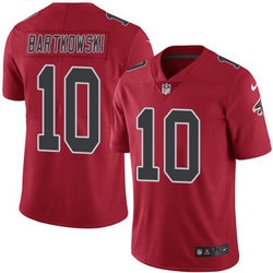 Nike Atlanta Falcons #10 steve bartkowski Red Rush Authentic Stitched NFL Jersey