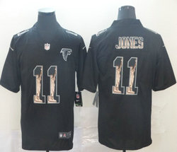Nike Atlanta Falcons #11 Julio Jones Black Statue of Liberty Authentic Stitched NFL jersey