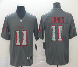 Nike Atlanta Falcons #11 Julio Jones Gray Fashion Static Limited Authentic Stitched NFL Jersey