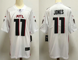 Nike Atlanta Falcons #11 Julio Jones White Vapor Untouchable 2020 Authentic Stitched NFL Jersey
