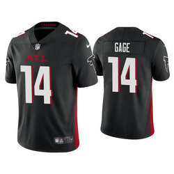 Nike Atlanta Falcons #14 Russell Gage Black Vapor Untouchable Authentic Stitched NFL Jersey