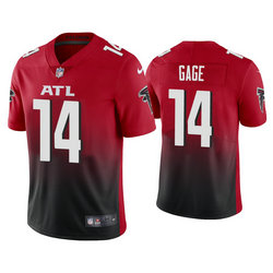 Nike Atlanta Falcons #14 Russell Gage Red Vapor Untouchable Authentic Stitched NFL Jersey