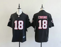 Nike Atlanta Falcons #18 Calvin Ridley Black throwback Vapor Untouchable NFL Jersey