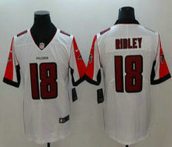 Nike Atlanta Falcons #18 Calvin Ridley White 2018 NFL Draft Pick Vapor Untouchable Limited Authentic stitched NFL jersey