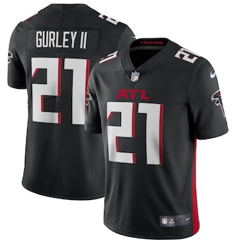 Nike Atlanta Falcons #21 Todd Gurley II Black Vapor Untouchable 2020 Authentic Stitched NFL Jersey.webp