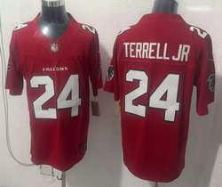 Nike Atlanta Falcons #24 A.J. Terrell Red 2026 Vapor Untouchable Stitched Football Jersey