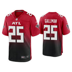 Nike Atlanta Falcons #25 Wayne Gallman Red Vapor Untouchable Authentic Stitched NFL Jersey