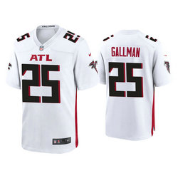 Nike Atlanta Falcons #25 Wayne Gallman White Vapor Untouchable Authentic Stitched NFL Jersey