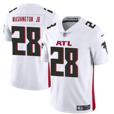 Nike Atlanta Falcons #28 Carlos Washington Jr White Vapor Untouchable Stitched Football Jersey