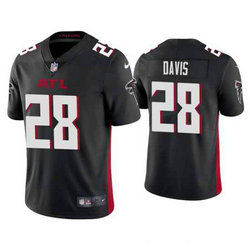 Nike Atlanta Falcons #28 Mike Davis Black Vapor Untouchable Authentic Stitched NFL Jersey