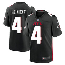Nike Atlanta Falcons #4 Taylor Heinicke Black Vapor Untouchable Authentic Stitched NFL Jerseys
