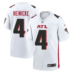 Nike Atlanta Falcons #4 Taylor Heinicke White Vapor Untouchable Authentic Stitched NFL Jerseys