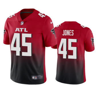 Nike Atlanta Falcons #45 Deion Jones Red Authentic Stitched NFL Jersey
