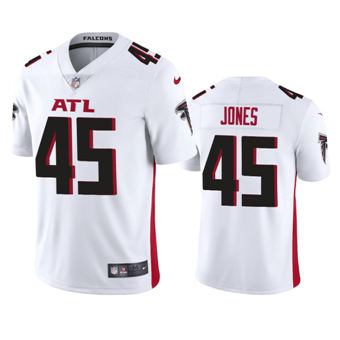 Nike Atlanta Falcons #45 Deion Jones White Authentic Stitched NFL Jersey