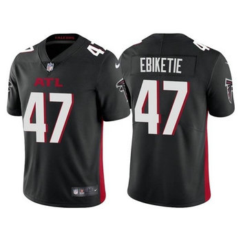 Nike Atlanta Falcons #47 Arnold Ebiketie Black Vapor Untouchable Authentic Stitched NFL Jerseys