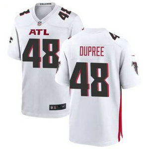 Nike Atlanta Falcons #48 Bud Dupree White Vapor Untouchable Authentic Stitched NFL Jerseys