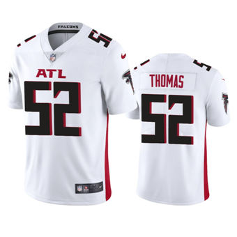 Nike Atlanta Falcons #52 Ahmad Thomas White Authentic Stitched NFL Jersey