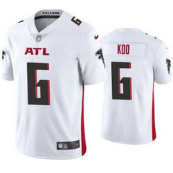 Nike Atlanta Falcons #6 Younghoe Koo White Vapor Untouchable Authentic stitched NFL jersey