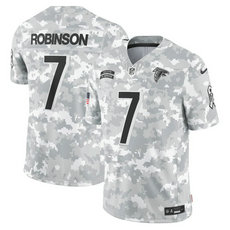 Nike Atlanta Falcons #7 Bijan Robinson 2024 Salute to Service Authentic Stitched NFL Jersey